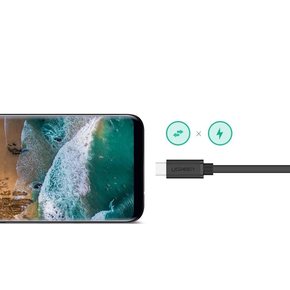 Ugreen 40574 USB-C - USB-C 5Gb/s cable 0.5m - blackeng