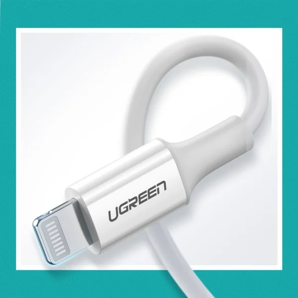 Ugreen US171 Lightning - USB-C MFi PD cable 20W 480Mb/s 1m - whiteeng
