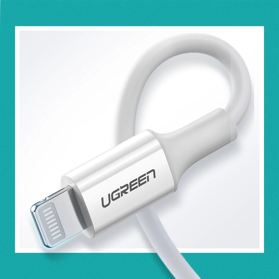 Ugreen US171 Lightning - USB-C MFi PD cable 20W 480Mb/s 1m - whiteeng