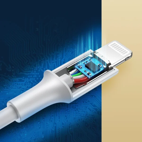 Ugreen US171 Lightning - USB-C MFi PD cable 20W 480Mb/s 1m - whiteeng