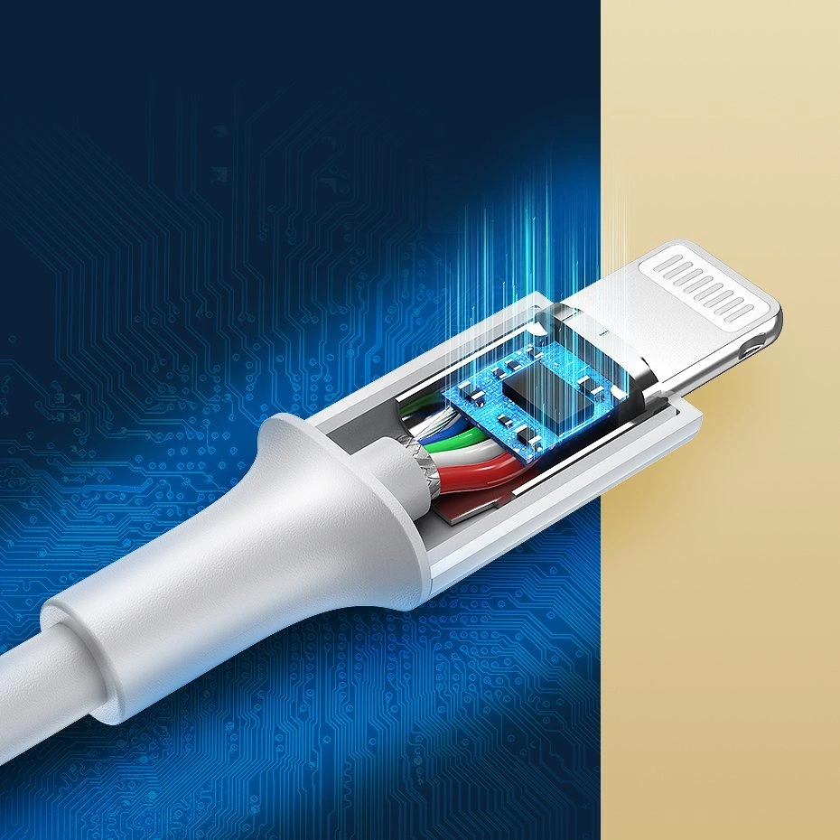 Ugreen US171 Lightning - USB-C MFi PD cable 20W 480Mb/s 1m - whiteeng