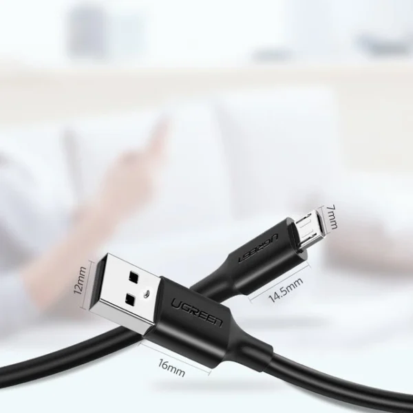 Ugreen US289 60138 micro USB / USB-A cable 2m - blackeng