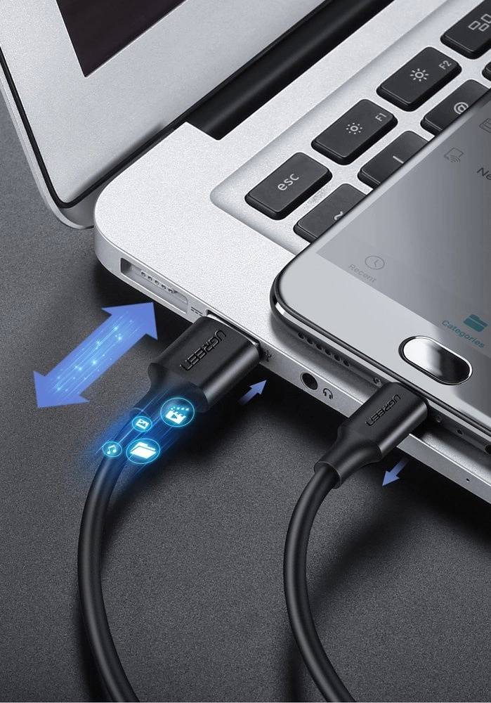 Ugreen US289 60138 micro USB / USB-A cable 2m - blackeng