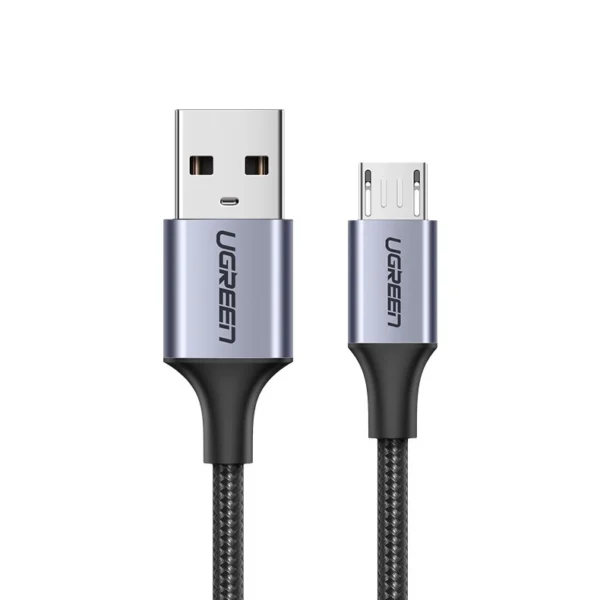 Ugreen US290 60146 USB-A / micro USB 2.4A cable 1m - grayeng