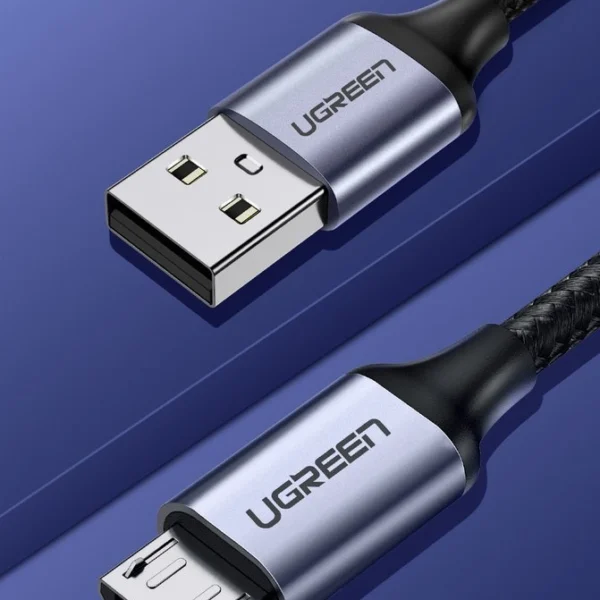 Ugreen US290 60146 USB-A / micro USB 2.4A cable 1m - grayeng
