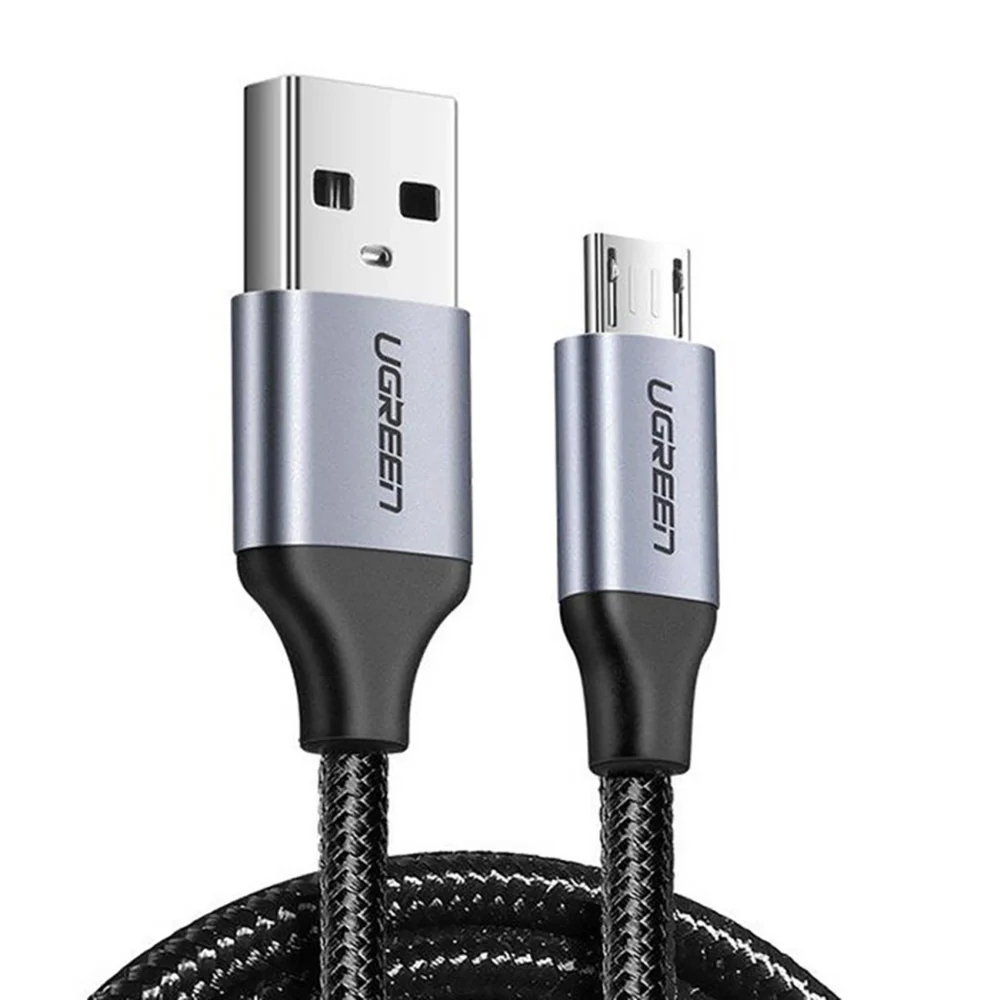 Ugreen US290 60146 USB-A / micro USB 2.4A cable 1m - grayeng
