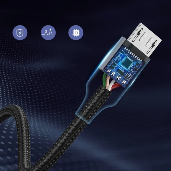 Ugreen US290 60146 USB-A / micro USB 2.4A cable 1m - grayeng