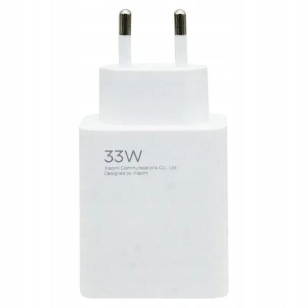 XIAOMI original charger USB A QC3.0 3A 33W MDY-16-EF white bulk