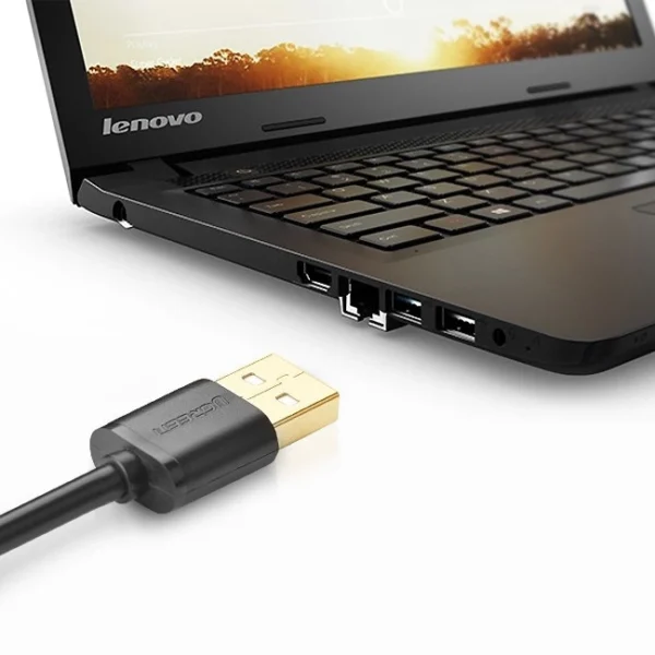 Ugreen cable adapter USB (female) - USB (male) 2m black (10316)eng