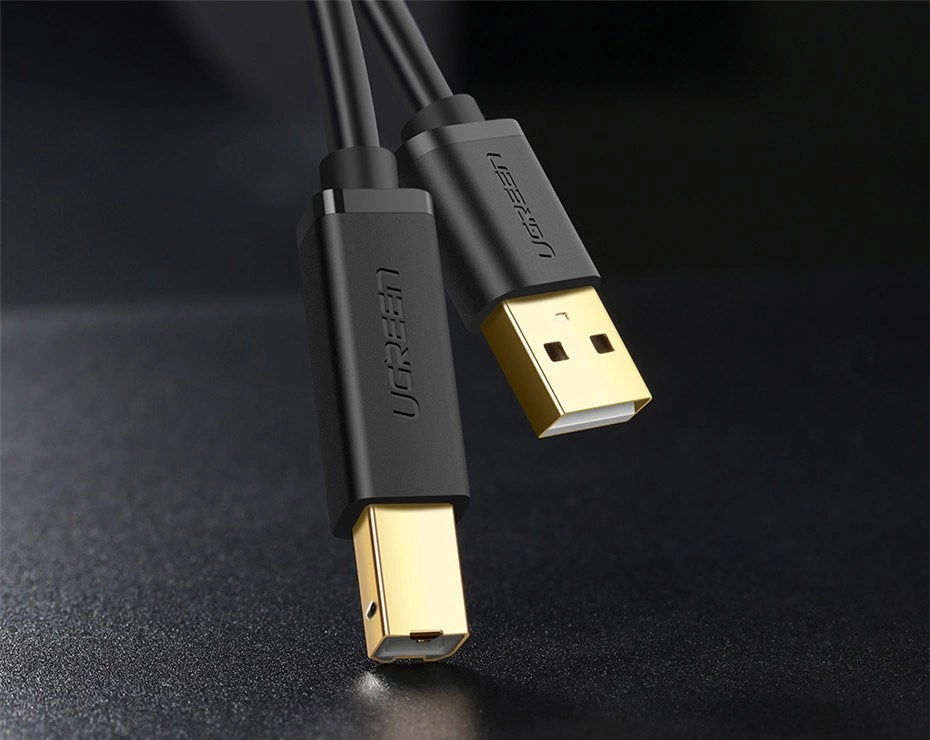 Ugreen cable USB - USB Type B cable (printer cable) 3m black (10351)eng