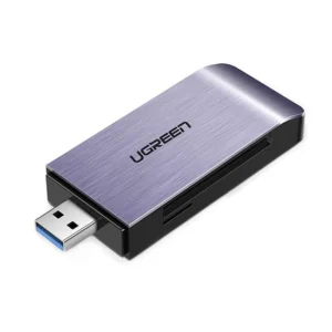 Ugreen SD / micro SD / CF / MS card reader for USB 3.0 gray (50541)eng