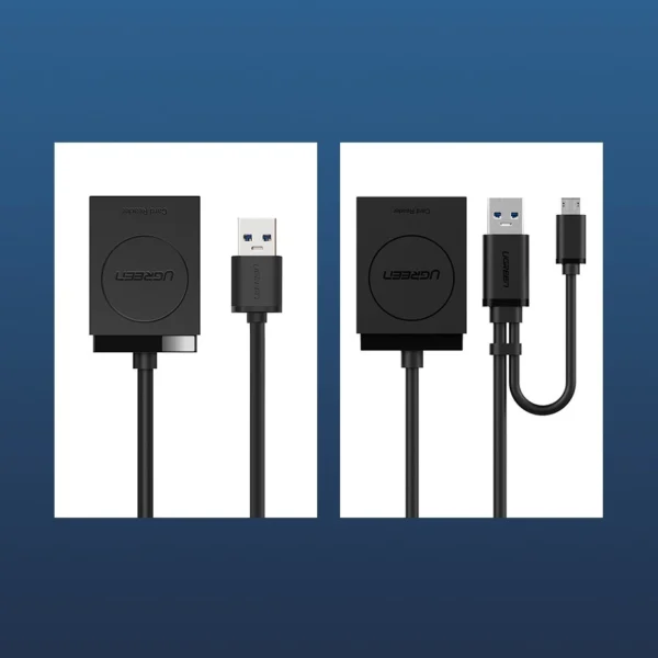 Ugreen SD / micro SD card reader to USB 3.0 black (20250)eng