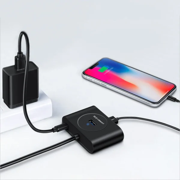 Ugreen HUB 4x USB 3.2 Gen 1 (0.5 m cable) black (20290)eng