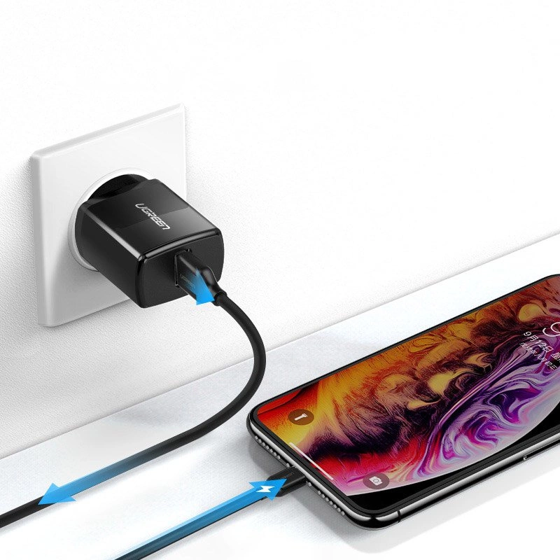 Ugreen USB wall charger 2.1A black (50459)eng