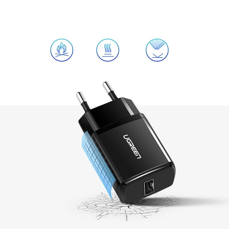 Ugreen USB wall charger 2.1A black (50459)eng