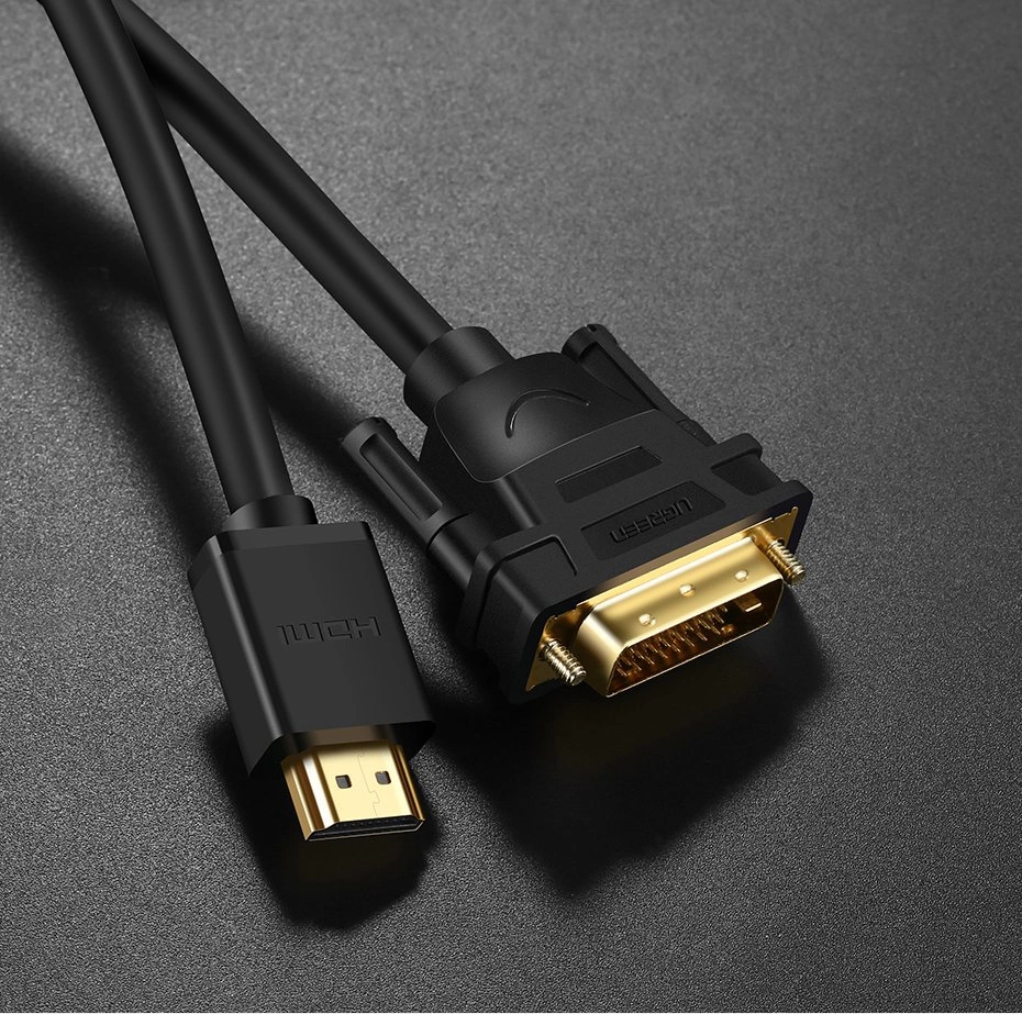 Ugreen HDMI - DVI 4K 60Hz 30AWG 1m black cable (30116)eng