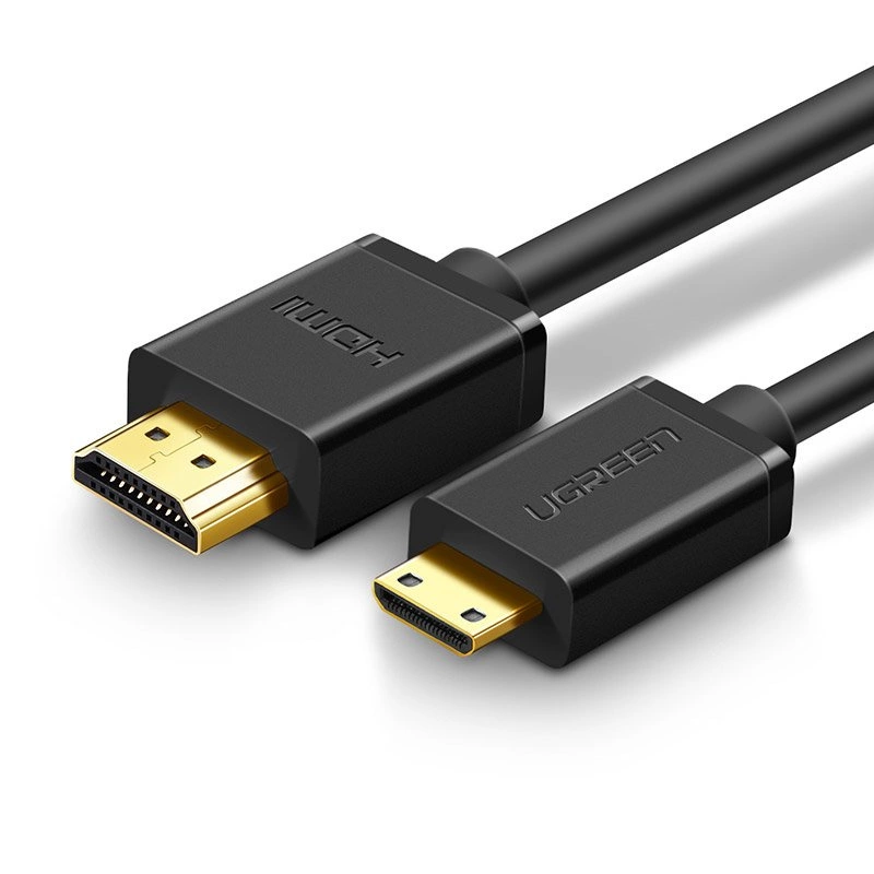 Ugreen cable HDMI - mini HDMI cable 19 pin 2.0v 4K 60Hz 30AWG 1.5m black (11167)eng