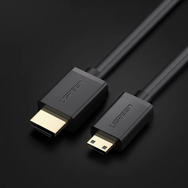 Ugreen cable HDMI - mini HDMI cable 19 pin 2.0v 4K 60Hz 30AWG 1.5m black (11167)eng
