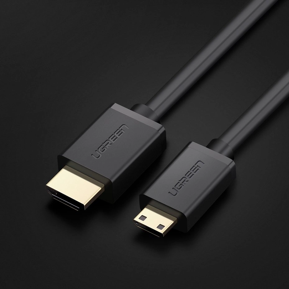 Ugreen cable HDMI - mini HDMI cable 19 pin 2.0v 4K 60Hz 30AWG 1.5m black (11167)eng