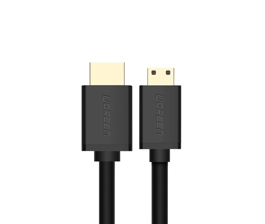 Ugreen cable HDMI - mini HDMI cable 19 pin 2.0v 4K 60Hz 30AWG 1.5m black (11167)eng