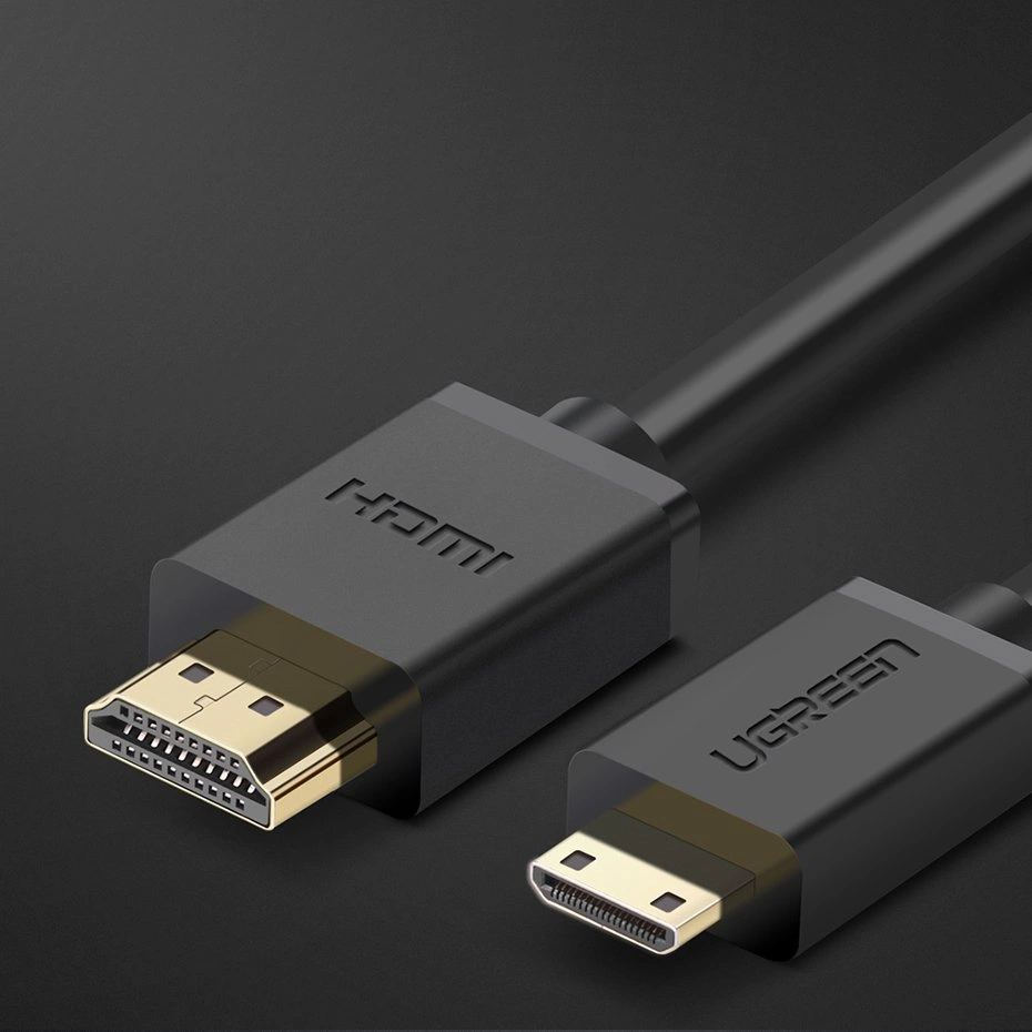Ugreen cable HDMI - mini HDMI cable 19 pin 2.0v 4K 60Hz 30AWG 1.5m black (11167)eng