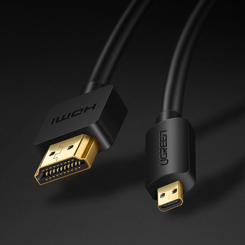 Ugreen cable HDMI - micro HDMI cable 19 pin 2.0v 4K 60Hz 30AWG 1.5m black (30102)eng