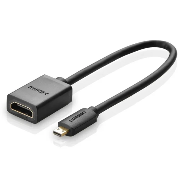 Ugreen cable adapter cable HDMI adapter - micro HDMI 19 pin 20cm black (20134)eng