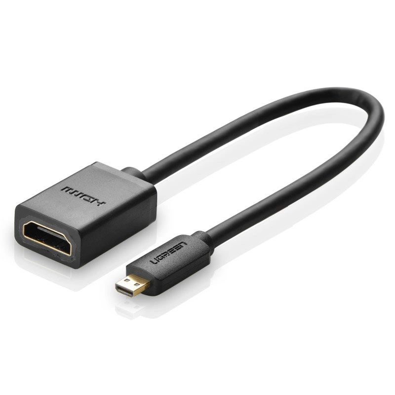 Ugreen cable adapter cable HDMI adapter - micro HDMI 19 pin 20cm black (20134)eng