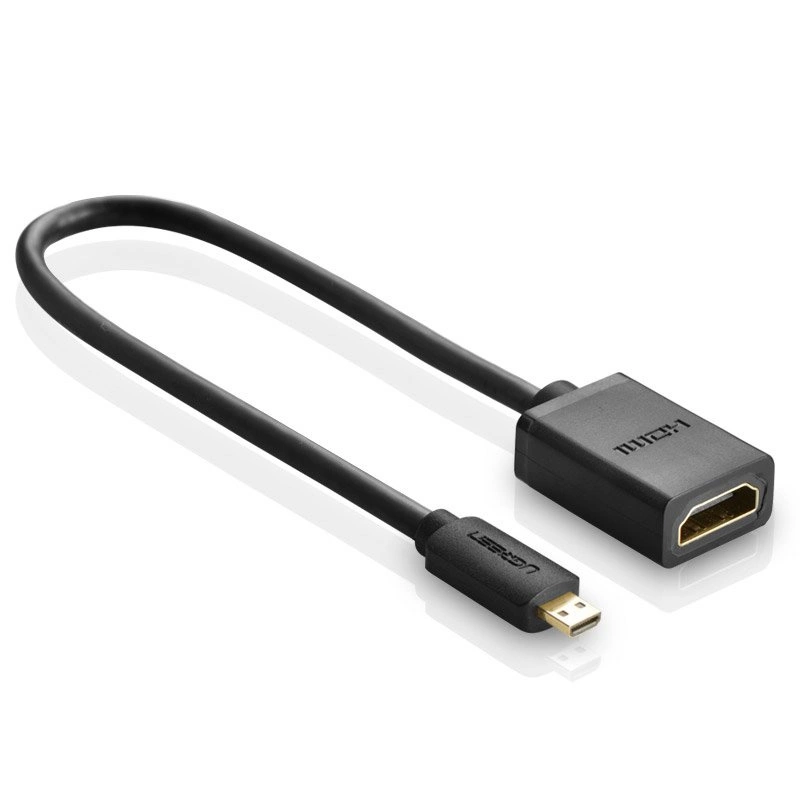 Ugreen cable adapter cable HDMI adapter - micro HDMI 19 pin 20cm black (20134)eng