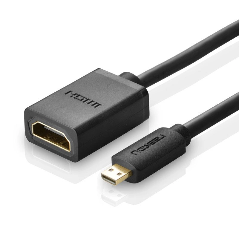 Ugreen cable adapter cable HDMI adapter - micro HDMI 19 pin 20cm black (20134)eng