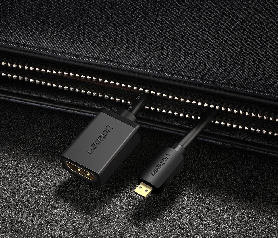 Ugreen cable adapter cable HDMI adapter - micro HDMI 19 pin 20cm black (20134)eng