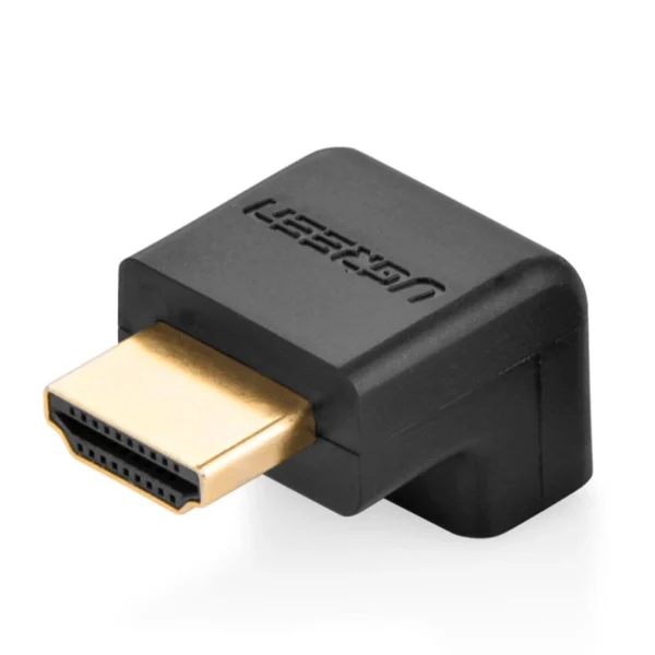 Ugreen HDMI adapter angle connector bottom black (20109)eng