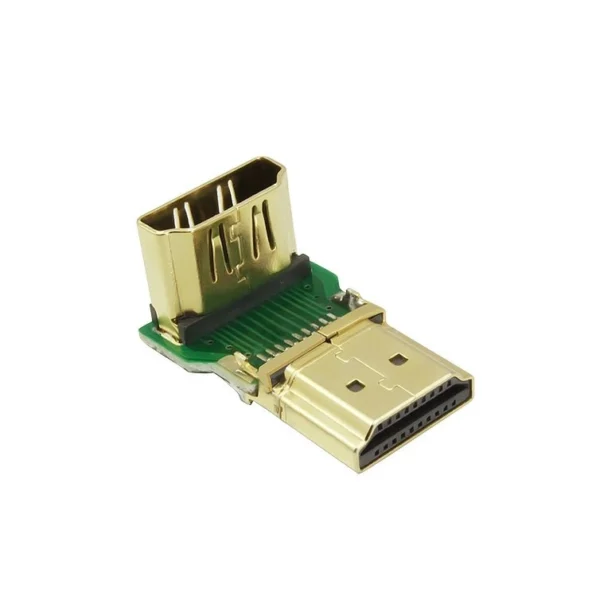 Ugreen HDMI adapter angle connector bottom black (20109)eng