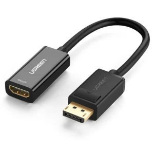 Ugreen Cable Cable from DisplayPort (Male) to HDMI (Female) (Unidirectional) 1080P 60Hz 12bit Black (40362)eng