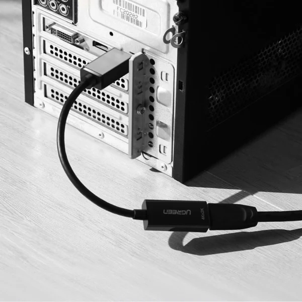 Ugreen Cable Cable from DisplayPort (Male) to HDMI (Female) (Unidirectional) 1080P 60Hz 12bit Black (40362)eng