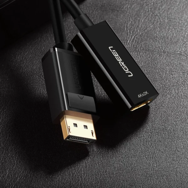 Ugreen Cable Cable from DisplayPort (Male) to HDMI (Female) (Unidirectional) 1080P 60Hz 12bit Black (40362)eng