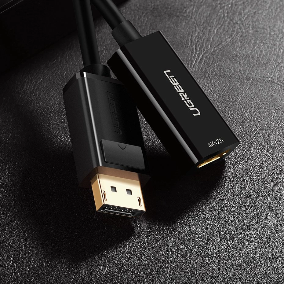 Ugreen Cable Cable from DisplayPort (Male) to HDMI (Female) (Unidirectional) 1080P 60Hz 12bit Black (40362)eng