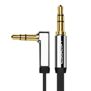 Ugreen flat cable AUX audio cable 3.5 mm mini jack 2m silver (10599)eng