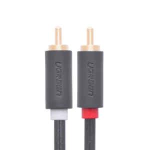 Ugreen AV104 10518 audio cable 2RCA (male) / 2RCA (male) 2m - grayeng