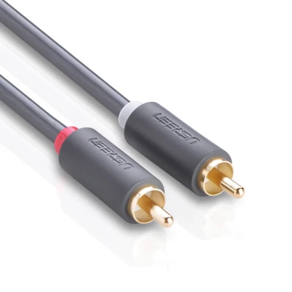 Ugreen AV104 10520 audio cable 2RCA (male) / 2RCA (male) 5m - grayeng
