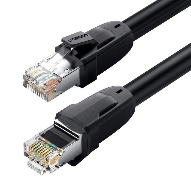 Ugreen cable internet network cable Ethernet patchcord RJ45 Cat 8 T568B 2m black (70329)eng
