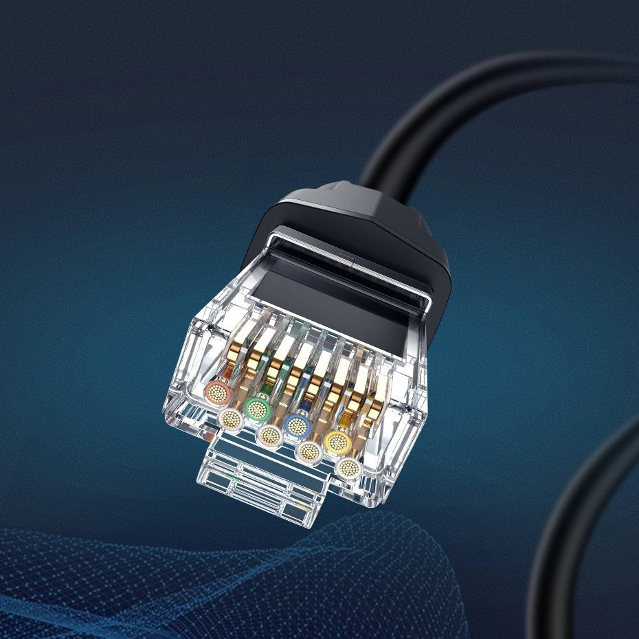 Ugreen cable internet network cable Ethernet patchcord RJ45 Cat 8 T568B 2m black (70329)eng