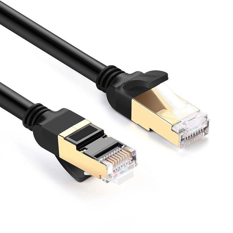Ugreen Cable Ethernet patch cord RJ45 Cat 7 STP LAN 10Gbps 2m black (11269)eng