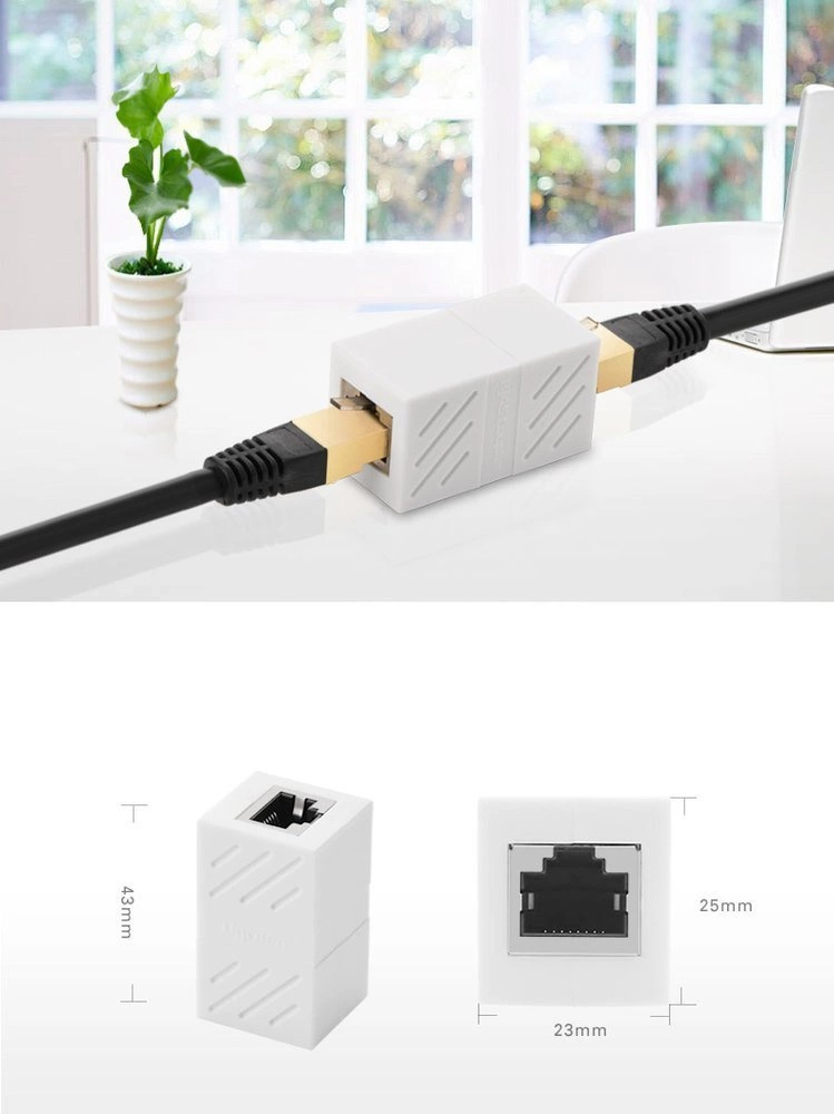 Ugreen connector network cable connector network connector RJ45 white (NW114 20311)eng