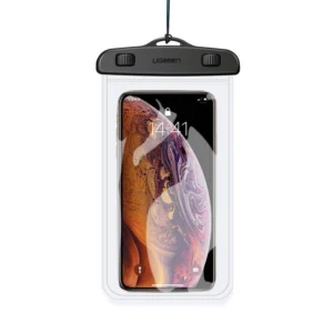 Ugreen LP186 60959 case waterproof IPX8 for 4-6.5" smartphone - black and transparenteng