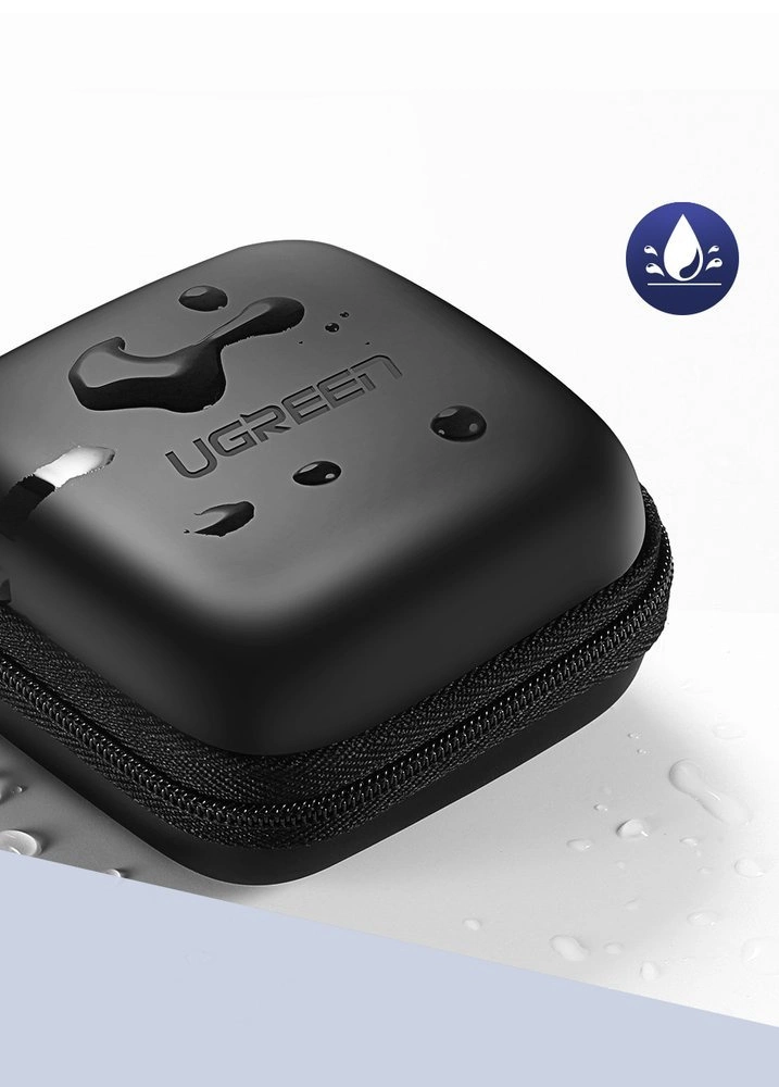 Ugreen case for headphones 8 cm x 8 cm black (40816)eng