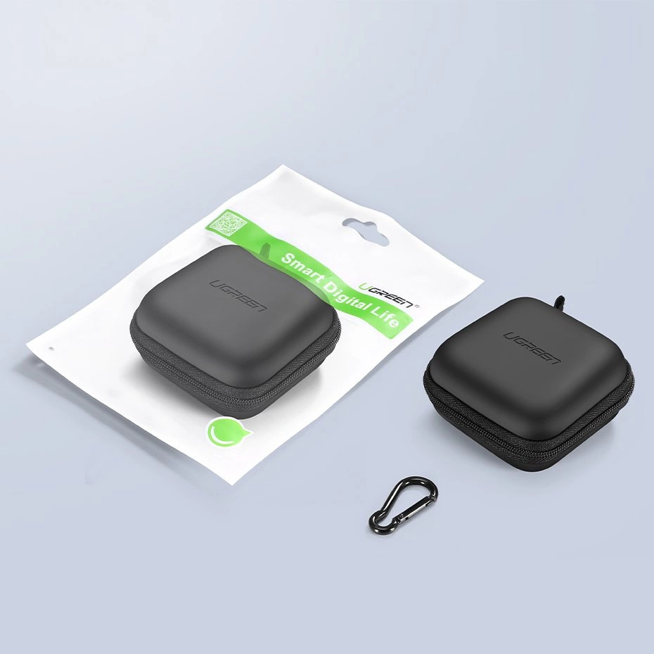 Ugreen case for headphones 8 cm x 8 cm black (40816)eng