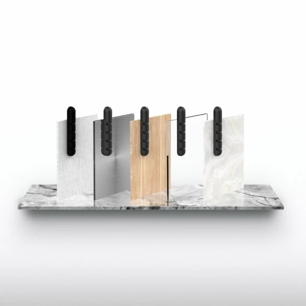 Ugreen 30762 self-adhesive organizer for 4 cables - black (2 pcs.)eng
