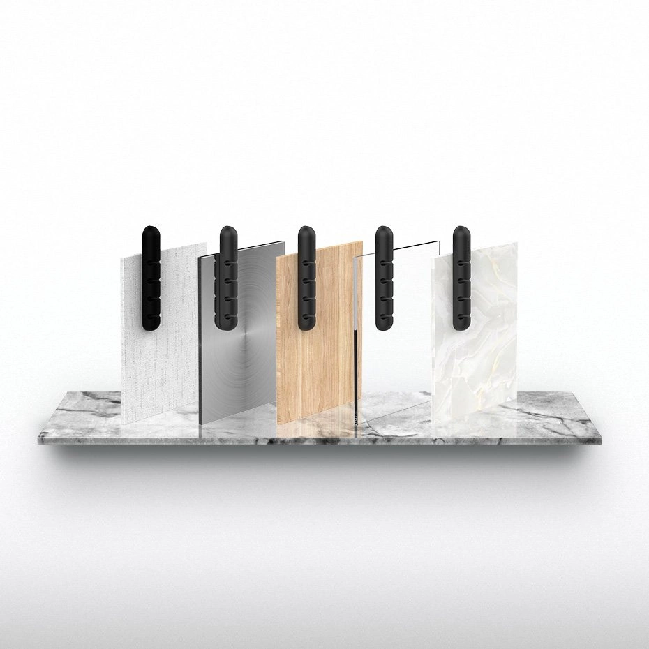 Ugreen 30762 self-adhesive organizer for 4 cables - black (2 pcs.)eng