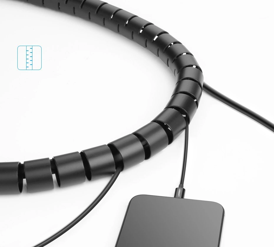 Ugreen LP121 cover 30818 cable organizer 1.5m - blackeng